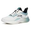 New Anta Running Collection Cushioning Breathable Abrasion Resistant Slip Resistant Low Top Running Shoes Men's White Blue 912235529-4
