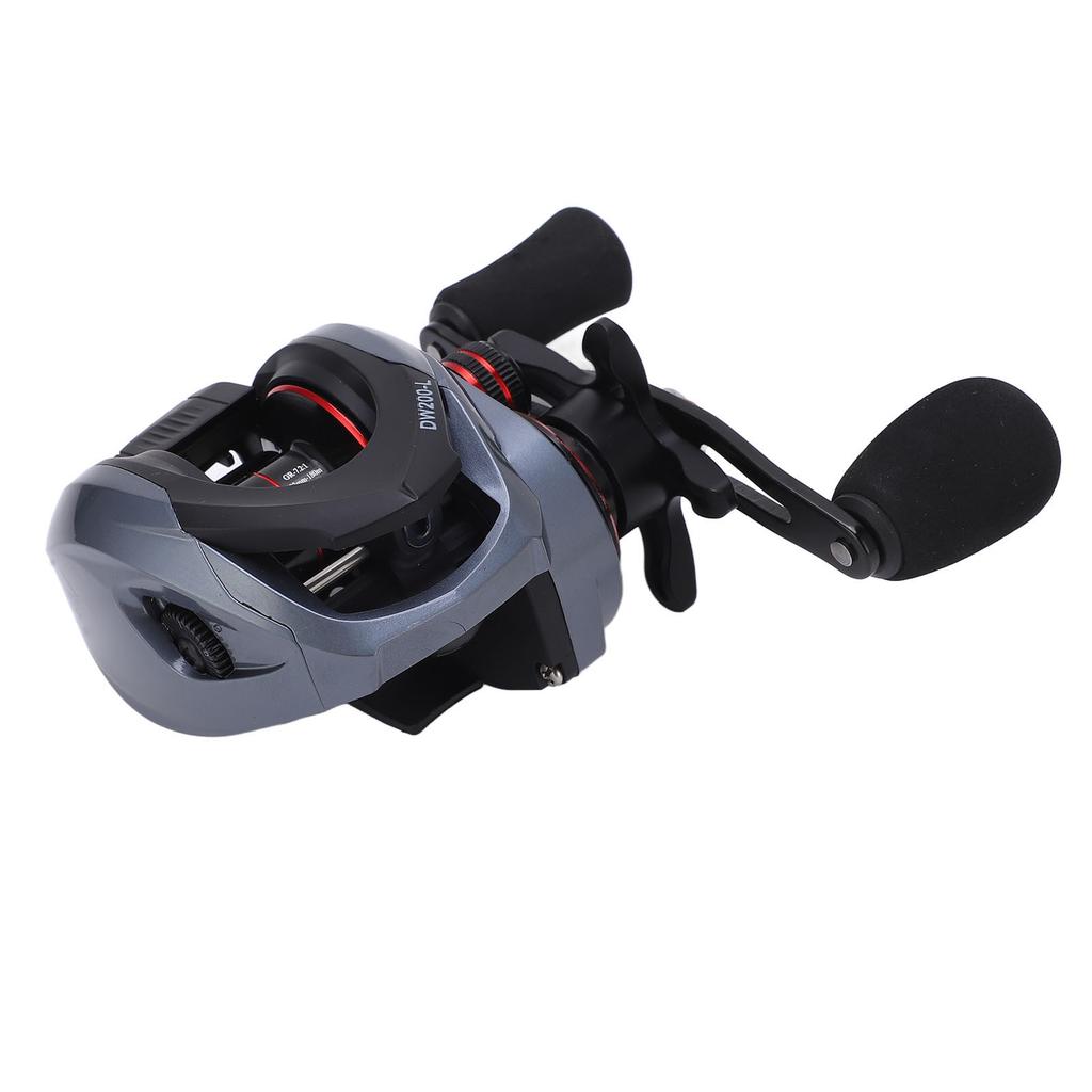 Metal Fishing Reels 7.2:1 Speed Ratio Water Drop Wheel Baitcasting Fishing Line Wheel for All WaterLeft Hand