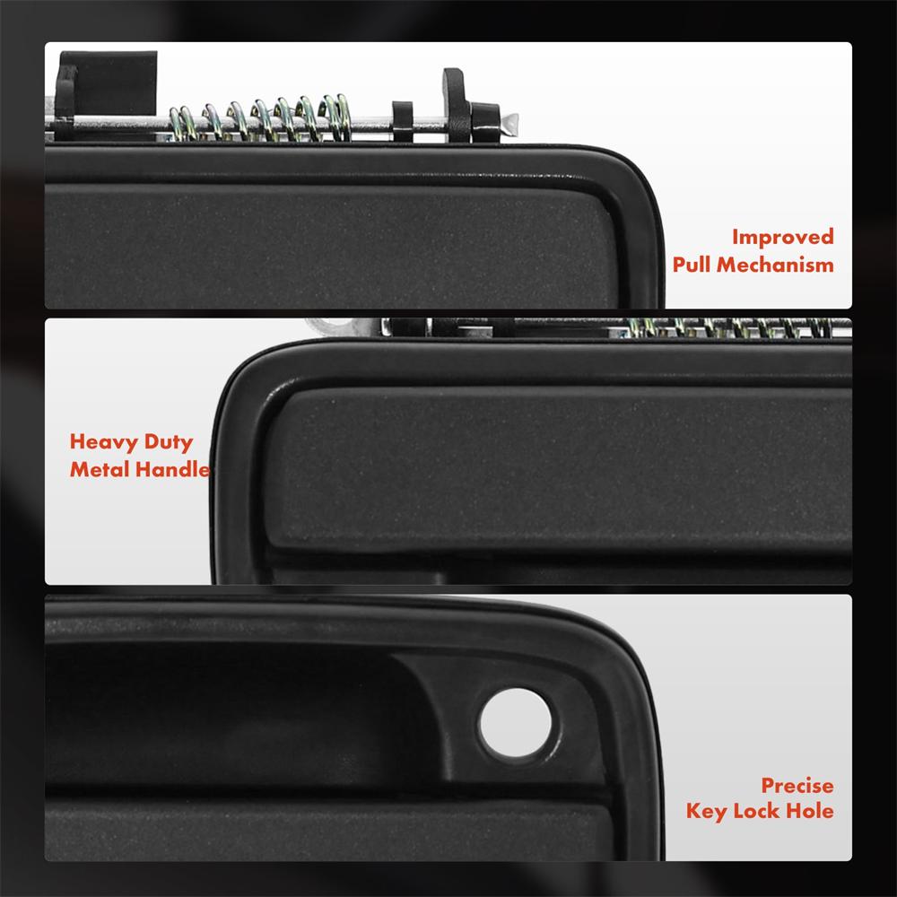 New 2x Front Upgraded Metal Exterior Door Handle for Toyota Tacoma 95-04