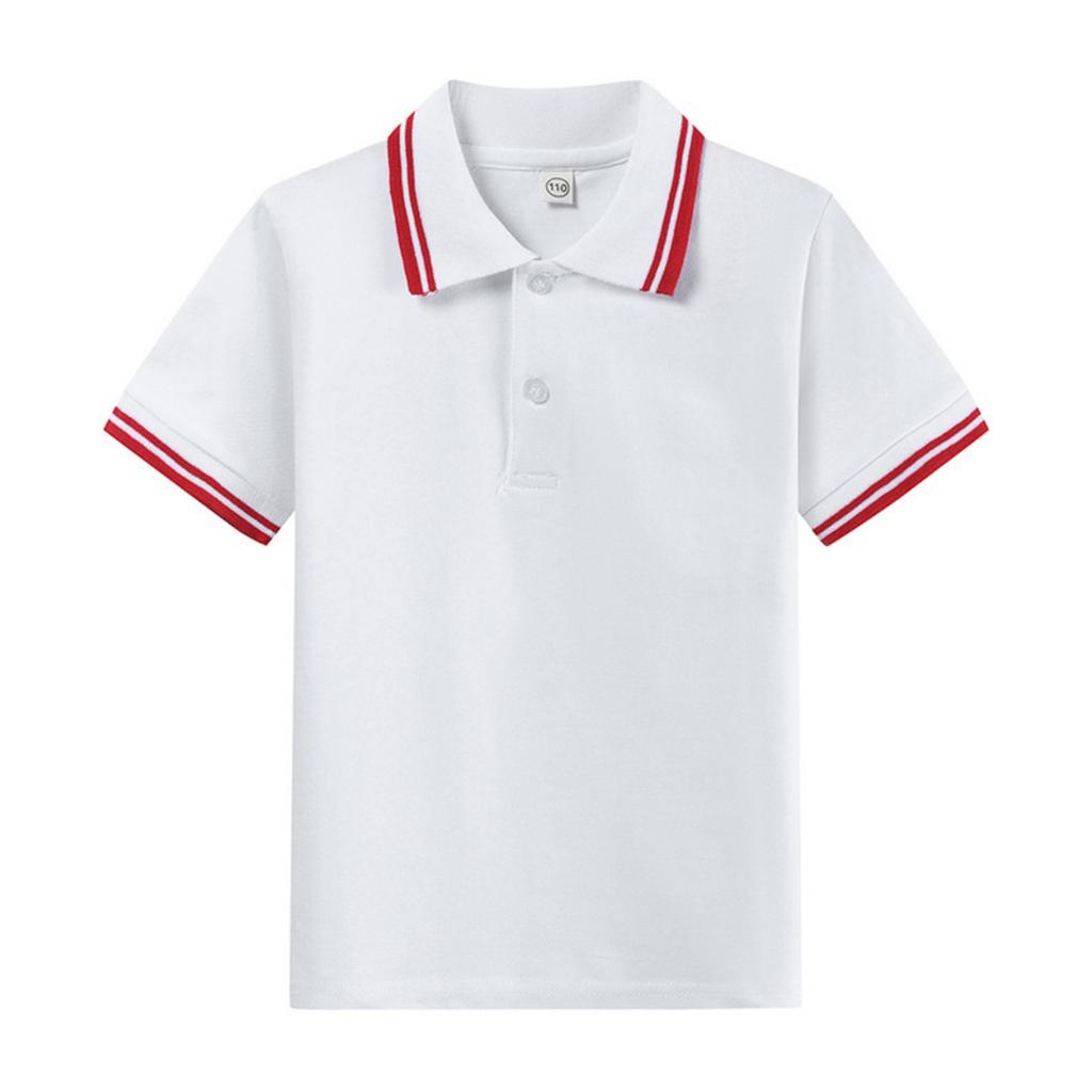 Kids Quick Dry T-Shirt Short Sleeve Breathable for School Class Uniform