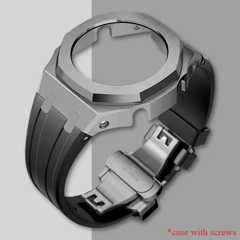 Gen4 Metal Case Bezel Frame GA2100 GAB2100 Casioak Mod Kit Modification Frame For GA2110 Metal Rubber Strap Accessory Wholesale