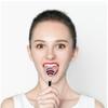 Silicone Tongue Scraper With Non-Slip Handle Double Side Tongue Cleaner Freshe Breath Tongue Brush For Oral Hygiene Care