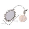 Wedding Memory Bridal Thermal Transfer Lacy Oval Pendant Keychain Party Decors Memorial Photo Pendant Adornment