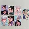 7pcs Cartoon Small Card Homemade Small Card 3 Inch Thickened Laminated Korean Comic Card
