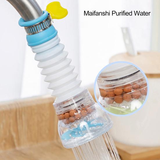 Filtro de grifo, rotación de 360 grados, extraíble, a prueba de salpicaduras, resistente, filtro de boquilla de agua del fregadero, suministros de cocina