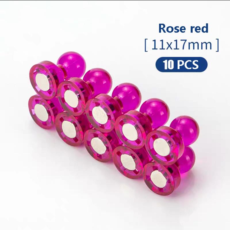 10 Pcs Push Pin Magnet Pushpin Office Pushpin Strong Neodymium Cone Magnet Super Refrigerator Sticker Magnetic Pushpin