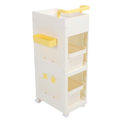 Carrello a 3 Piani Multifunzionale Organizer con Cassetto per Camera da Letto, Cucina, Ufficio, Bellezza