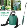 6L Shoulder Electric Sprayer with 3 Mist Nozzles Rechargeable Powerful Electric Sprayer with Shoulder Strap for Yard Lawn Garden
