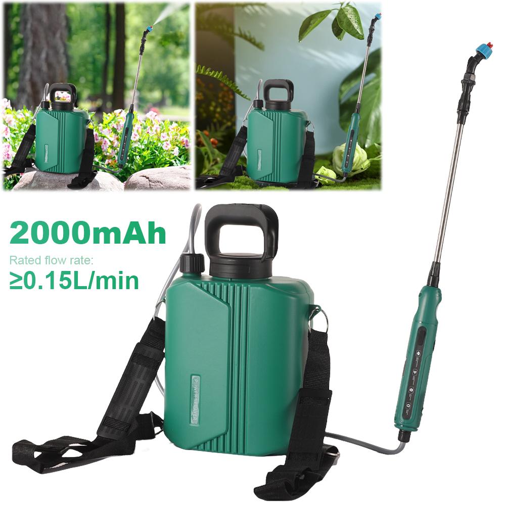 6L Shoulder Electric Sprayer with 3 Mist Nozzles Rechargeable Powerful Electric Sprayer with Shoulder Strap for Yard Lawn Garden