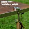Foldable Bag Hook for Table Portable Desk Edge Hook Stainless Steel Purse Hanger