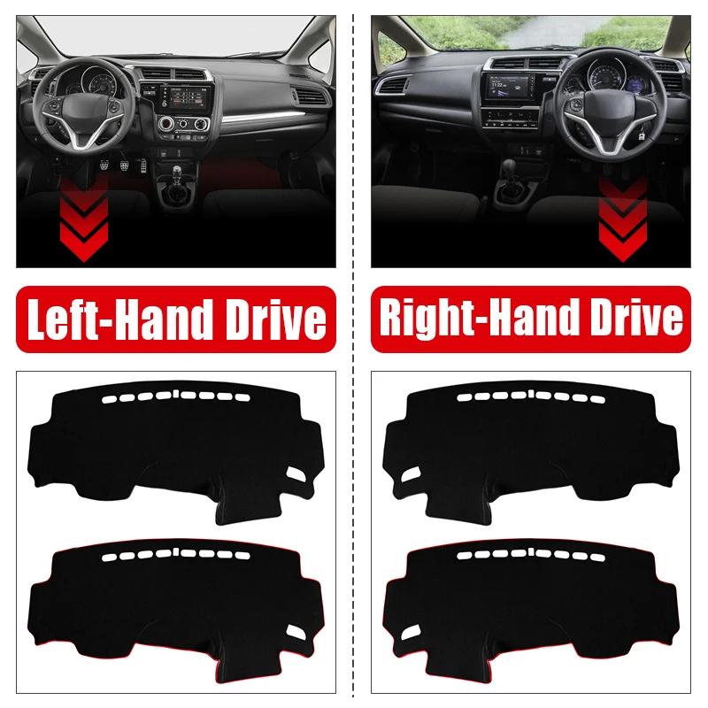 Für Honda Fit Jazz GK5 2014 2015 2016 2017 2018 2019 Auto-Armaturenbrett-Abdeckung, Sonnenschutz, Anti-UV-Teppiche, rutschfeste Matten