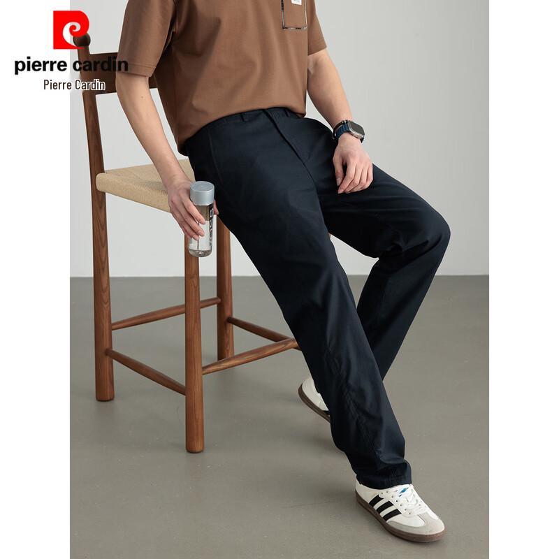 

Pierre Cardin Men s Cotton Linen Straight-Leg Casual Pants M