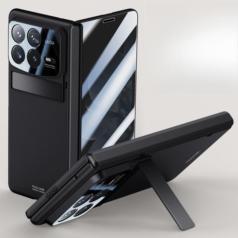 Suitable for Xiaomi MixFold4 Mobile Phone Case Film Integrated Folding All-inclusive Matte Bracket Simple Spring Hinge Anti-fall