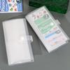 PVC Photocards Holder Transparent Bill Storage Booklet Simple Photo Album