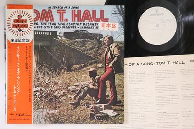 LP deska TOM T. HALL  In Search Of A Song RJ5014PROMO MERCURY 1971 Japonsko Obi Použité