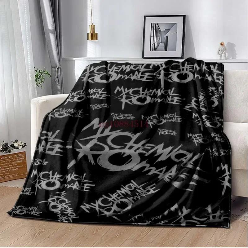 My C-Chemical R-Romance Band Printed Blankets,Kid's Baby Throw Blanket,for Bedroom Living Room Sofa Bed Car, Brithday Gift