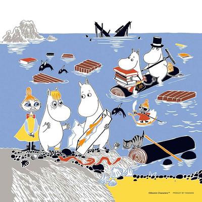 Yanoman In Jigsaw Square Finding Things At Sea Includes Piece Request Service and Jigsaw Puzzle Instructions (Yanoman) [Made Japan] 306-Piece Puzzle,