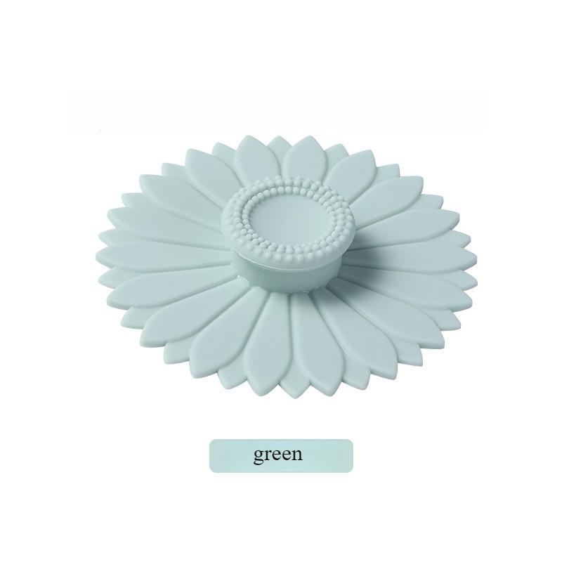 1pc Sunflower Silicone Cup Covers, Multicolored Silicone Lids for Mugs, Cups, Flexible Mug Covers, Hot Cup Lids for Coffee & Tea