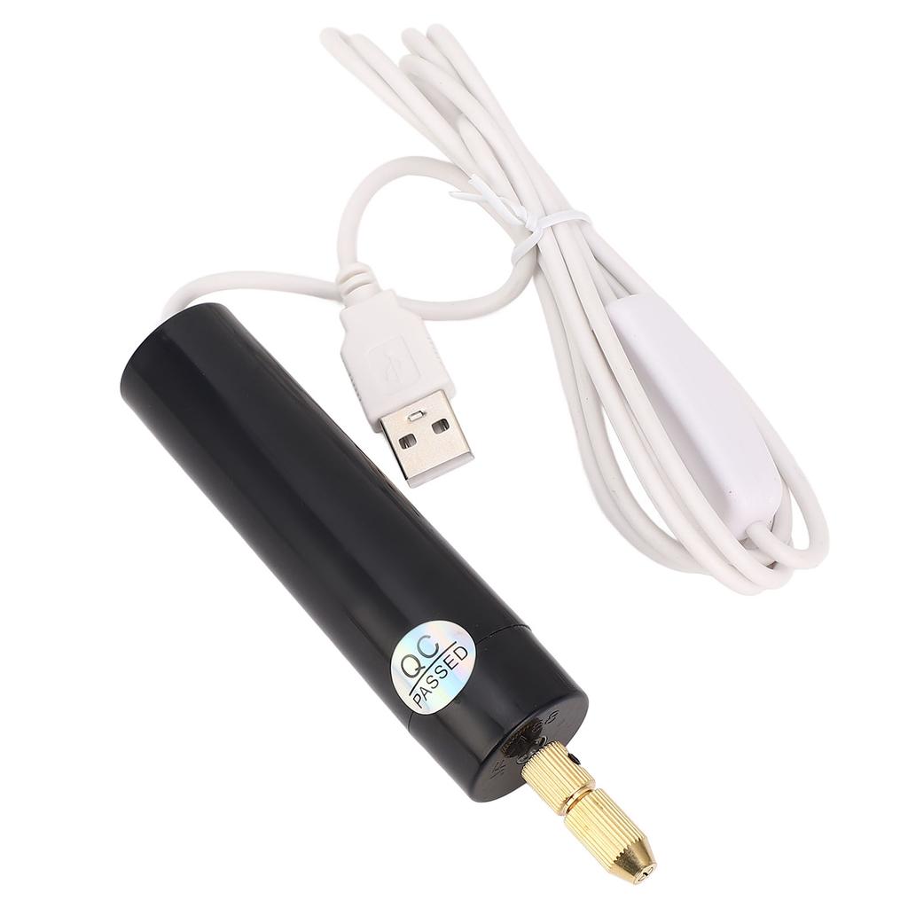 Mini Electric Hand Drill USB Multifunctional 11000rpm No Load Speed Resin Electric Hand Drill for Handcraft