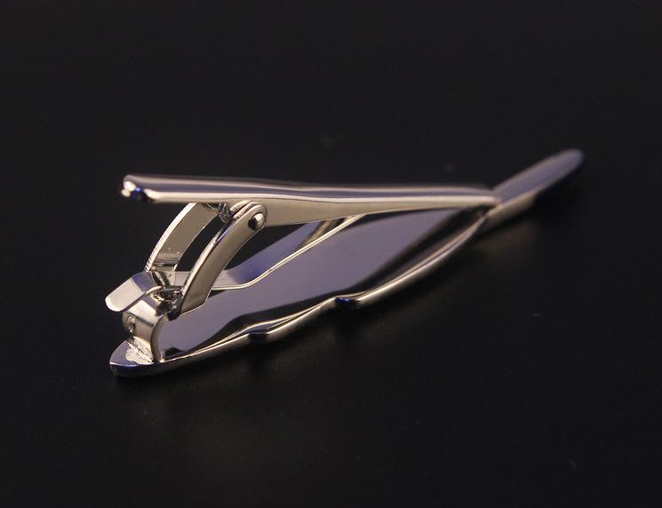 Men's Stylish Silver & Gold Tie Clip Set - Modern, Sleek Designs