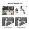 Universal Faucet Aerator Spout Loosener and Pipe Wrench Tool