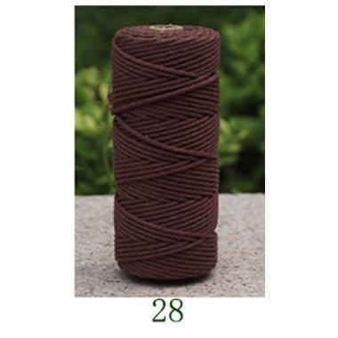 Braided Rope 2mm 3mm 4mm 5mm Cotton Tassel Thread