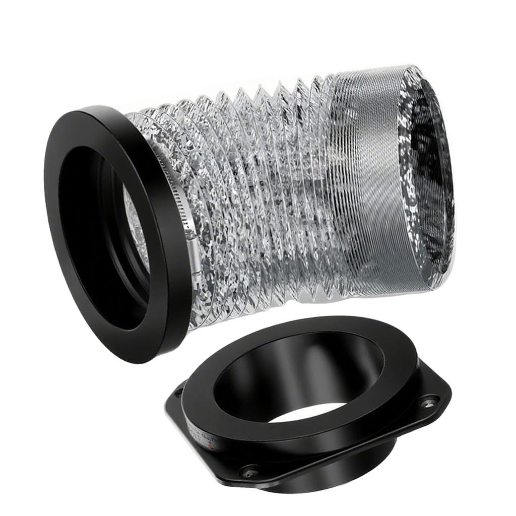 Kit Cuplaj Magnetic pentru Gura de Ventilație a Uscătorului Furtun din Folie de Aluminiu Clemă din Oțel Inoxidabil Conector Etanș pentru Gura de Ventilație a Uscătorului