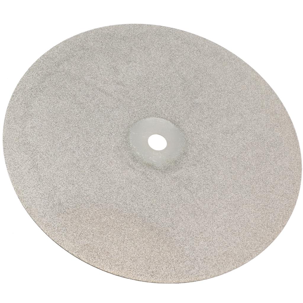 8 Inchs/200mm Emery Coated Lapping Disc Grit 60-3000 1/2" Hole Flat Lap Wheel Abrasive Grinding Disc For Gemstone/Jewelry/Rock