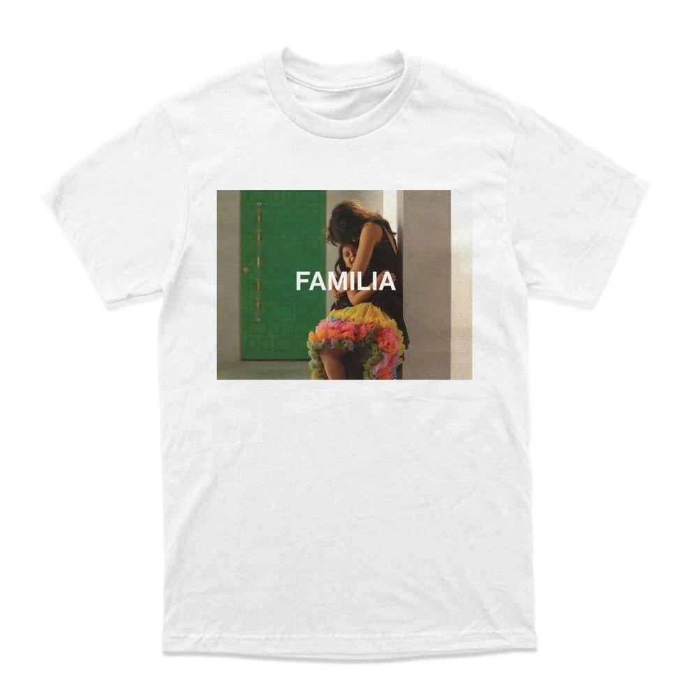 Camila Cabello Familia Premium Unisex White 100% Cotton T-shirt Mens Tees Top 3XL
