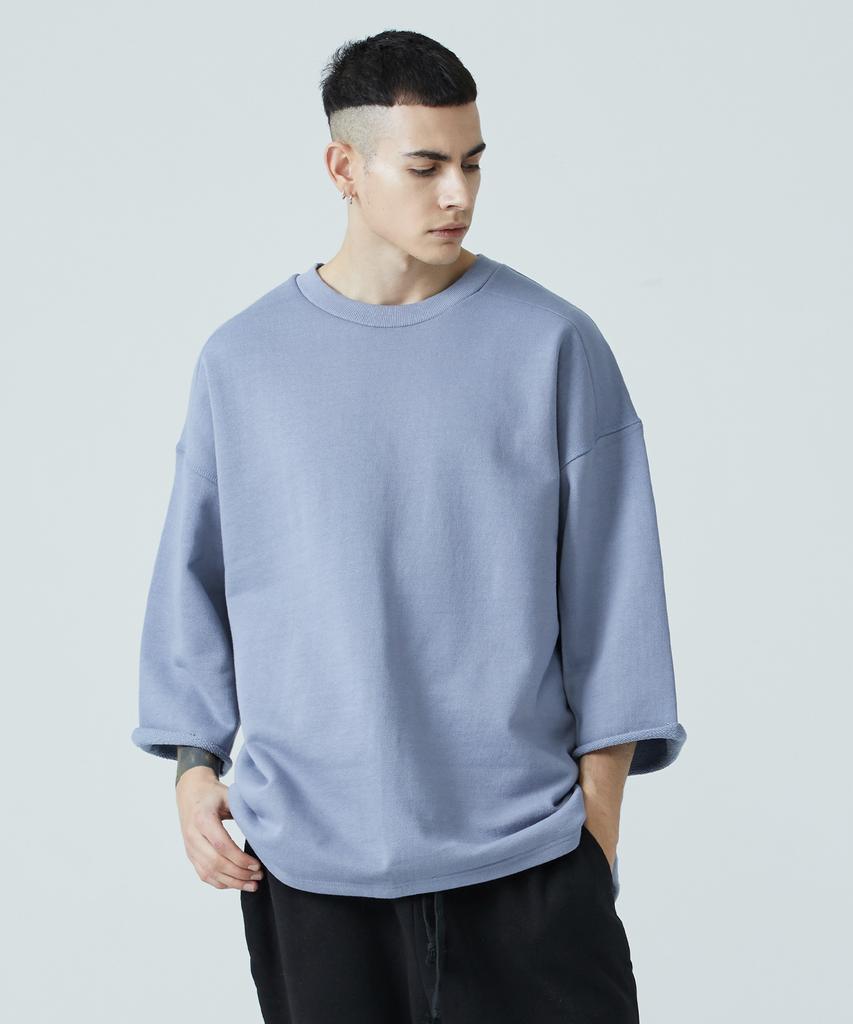 Jacopane Untouched Drop Shoulder Sweat Blue