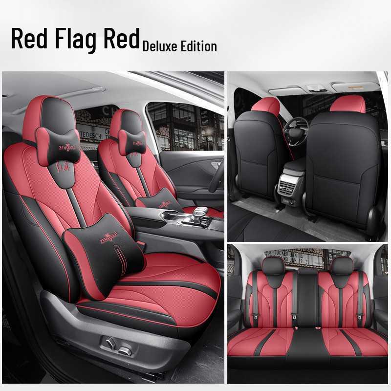 2025 Hongqi EQM5 Breathable Full Coverage Car Seat Covers, Special Fit for Model 610km PLUS.