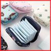 Damenbinden-Tampon-Aufbewahrungstasche, tragbare, wasserdichte Organizer-Tasche, Cartoon-Muster, Damenbinden-Tasche