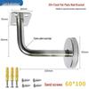 Soporte de Pared Diungzhi201 de Acero Inoxidable para Pasamanos de Escalera, Grado 304