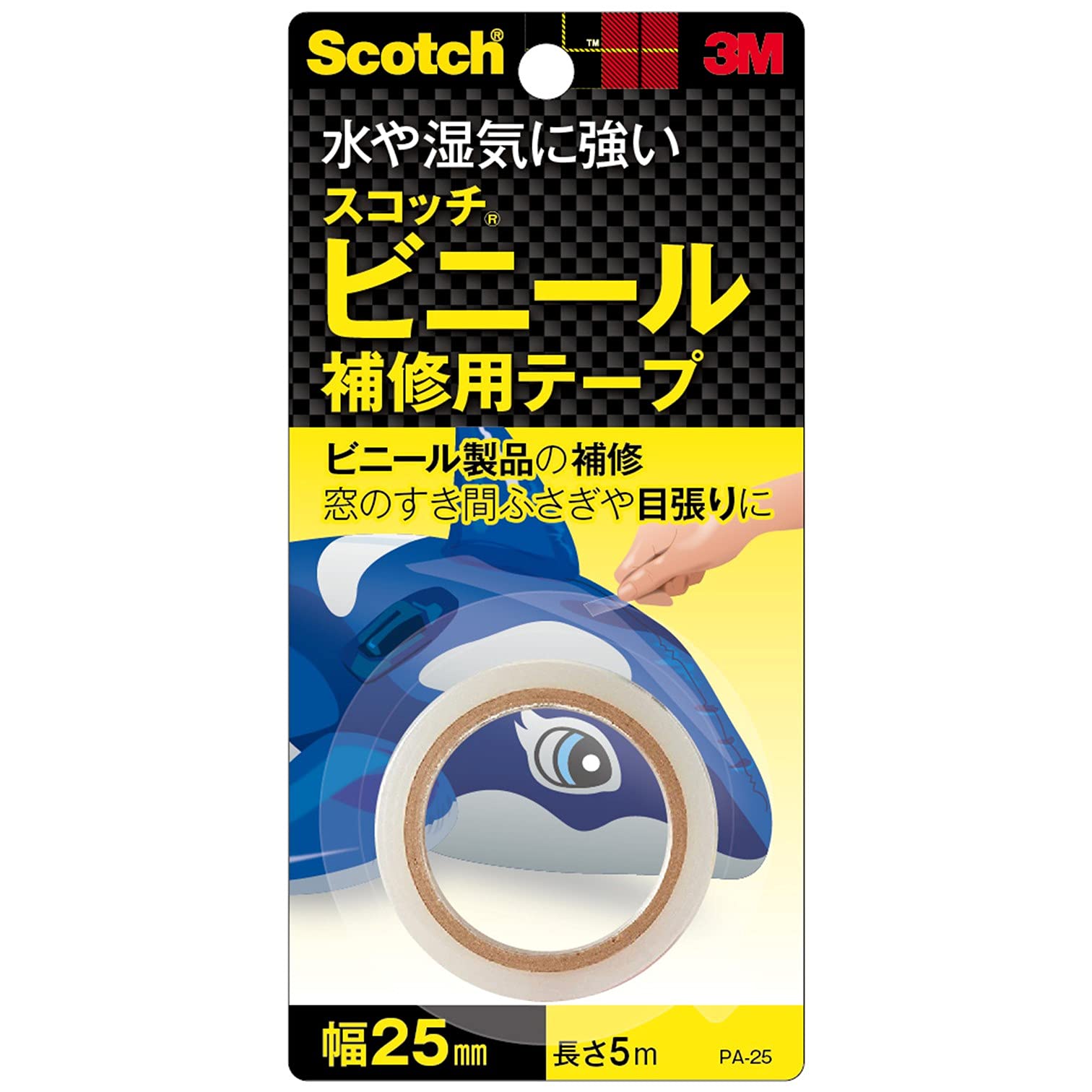 

Ремонтная лента 3M Scotch Vinyl x 25,4 мм 5,08 м PA-25