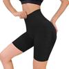 Women's Fashion Color Hip Lifting Yoga Shorts Quick Drying Breathable Sports Fitness Tight High Waist Three Part Yoga Shorts