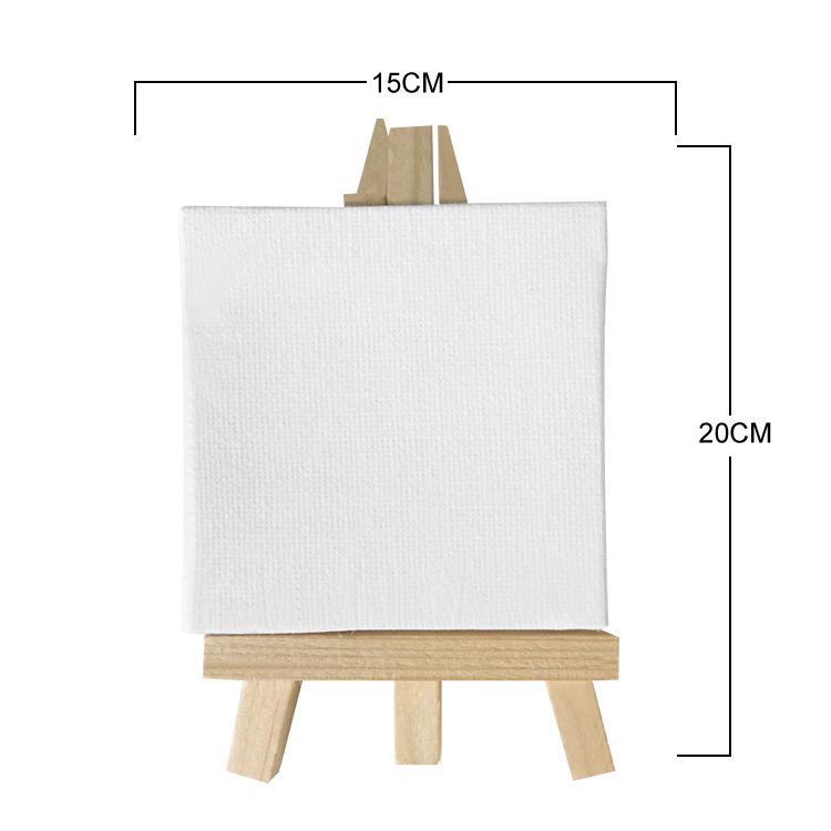 Mini Easel Picture Frame & Stand: Small Display for Phone or Canvas