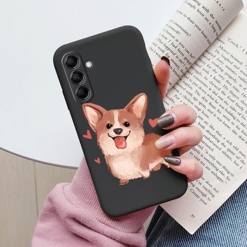 Cute Painted Case For Samsung Galaxy M14 M34 M54 5G Soft Cover Cartoon Cat Sunflower TPU Funda For Samsung M 14 GalaxyM54 Coque