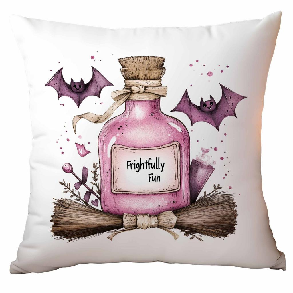 New Pink Halloween Pillow Cover Festive Home Cushion Pillow Cover Ornament Premium Durable Quality Useful Practical