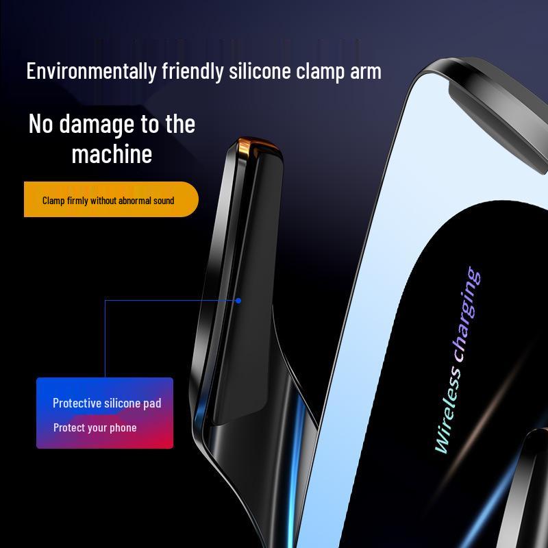 Magic Clip Q96 Wireless Car Charger 15W Auto-Grip Phone Holder