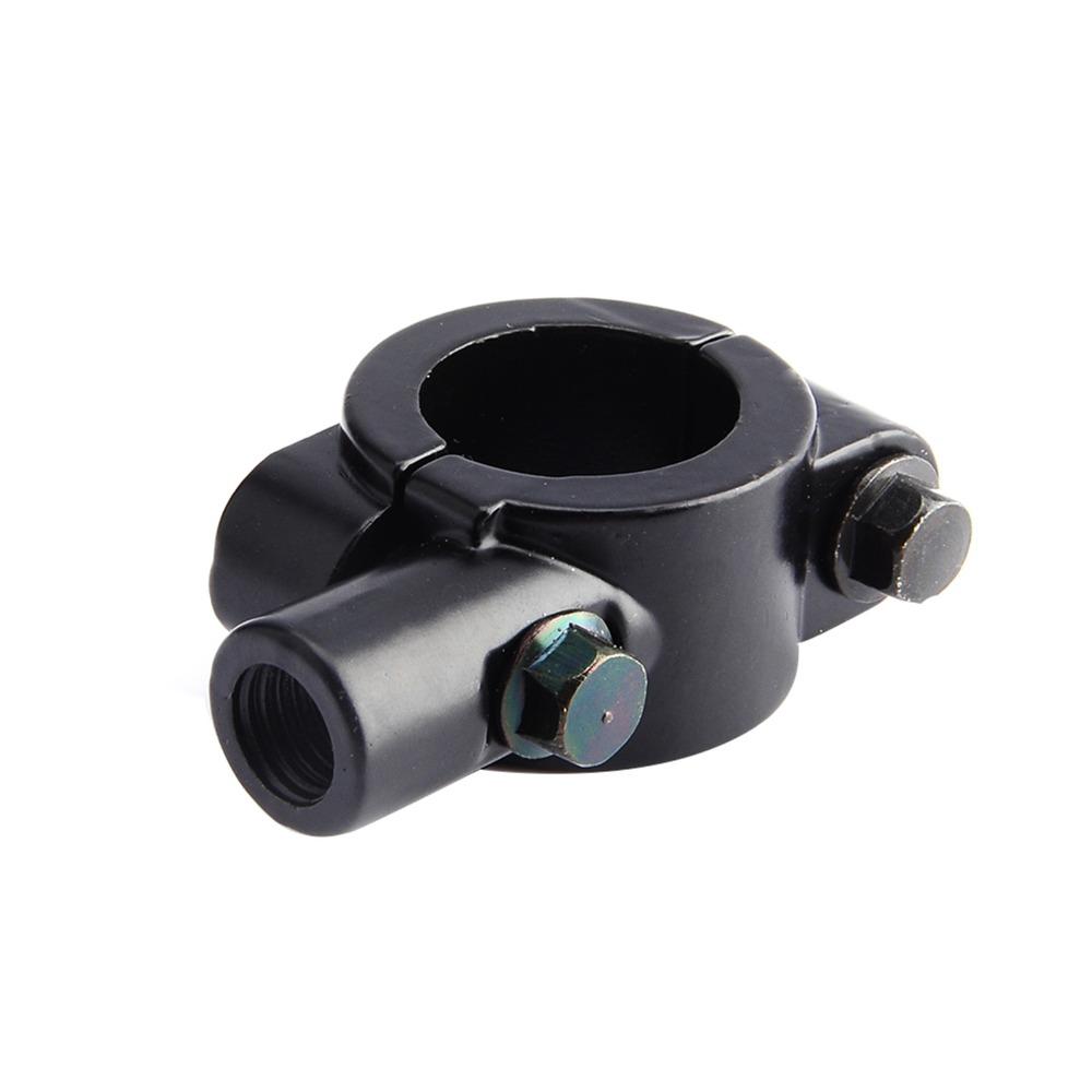 2pcs 7/8"22mm Rearview Mirror Adapter 10mm Thread Mirror Thread Holder Clamp  For Motorcycle