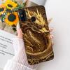 For Tecno Spark Go 2020 / Spark 6 Go KE5j KE5k KE5S Cool Dragon Tiger Pattern Phone Case Black Silicone Soft Cases