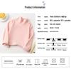 Children's Korean Style Long-Sleeve Mock Neck T-Shirt, Solid Color, Autumn/Winter, Versatile Base Layer for Boys and Girls.