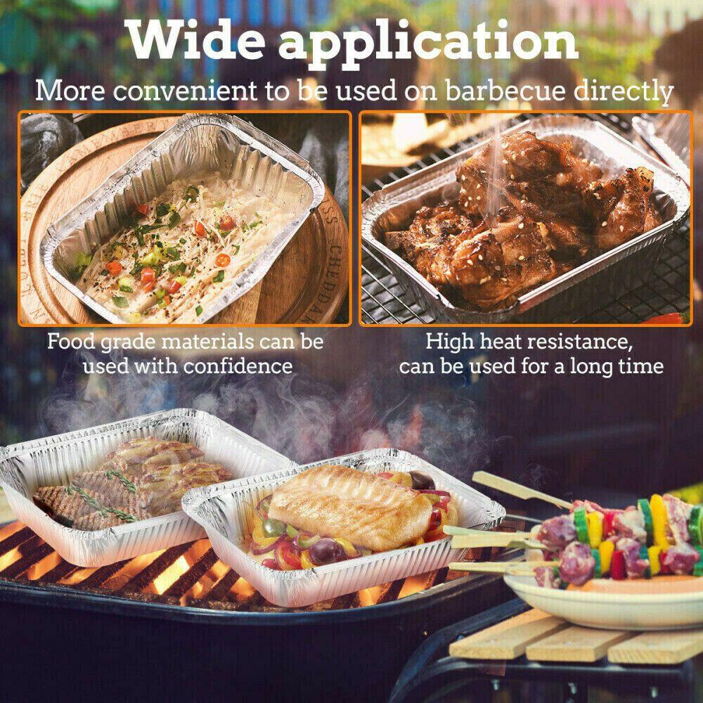 Outdoor Barbecue Tin Aluminum Foil Kitchen Supplies Grease Drip Pan Kitchenware BBQ Drip Pan