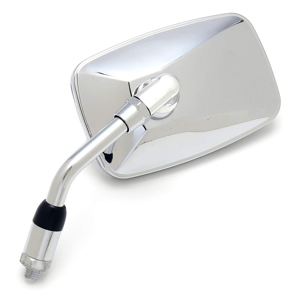 nakira CB400SF ZRX400 Nkr523 Super Easy to Slip Short Mirror Large Square 0.4 inch (10 mm) Positive Screws, Universal