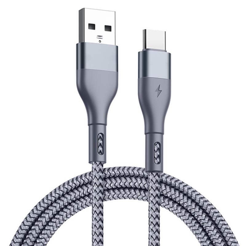 

Nylon USB A to USB C Cable Fast Charge & Data Transfer 480Mbps for Smartphones Tablets Laptops