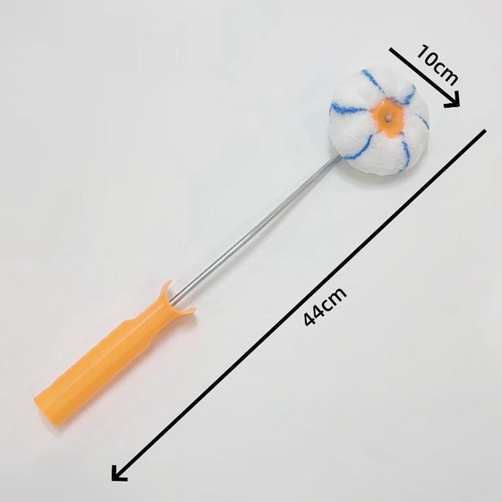 4inch Corner Paint Roller Brush for Walls Ceilings Professional Round Sleeve Wall Painting Roller Round Paint Brush