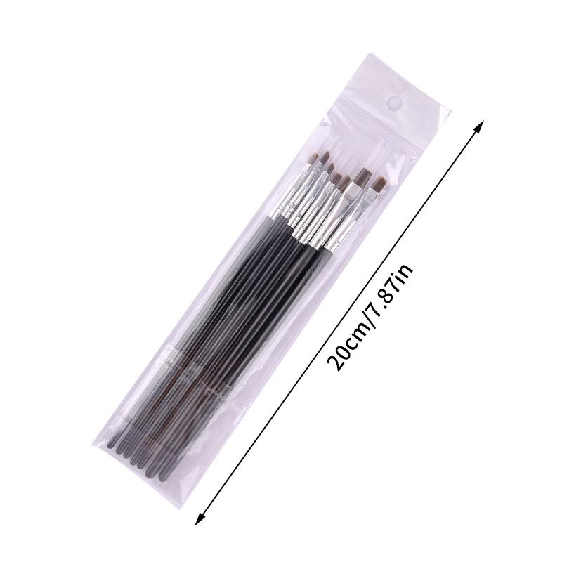 5/7Pcs Dental Resin Shaping Brush Pens Nylon Brush Nails Art Brushes Various Size Dentistry Composite Teeth Dentistry Material