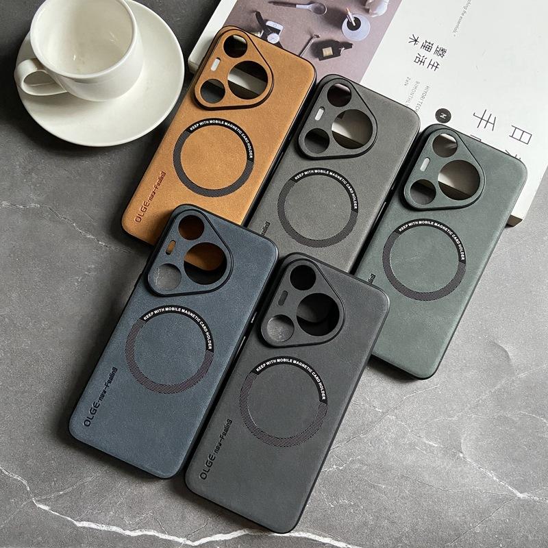 

Чохол на магніті для Huawei Pura 70 Pro+ P60 P50 P40 Mate 60 50 40 30 Pro Plus Nova 12 11 Ultra 10 pro Fuax Leather Cover Mate 60 Pro Plus синій