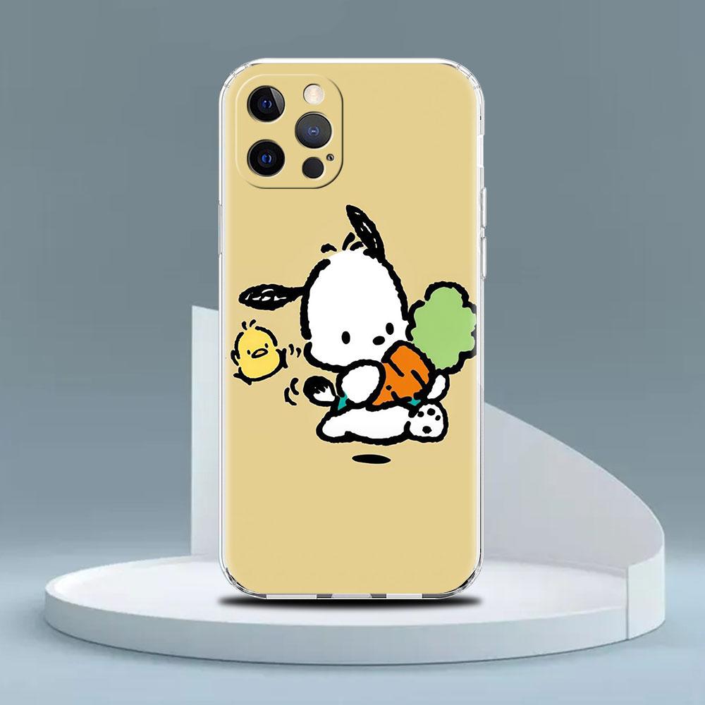 Pachacco Clear Case For Apple iPhone 14 11 13 12 Pro 7 8 Plus XR X XS Max 6 6S 14Pro Silicone Phone Cover