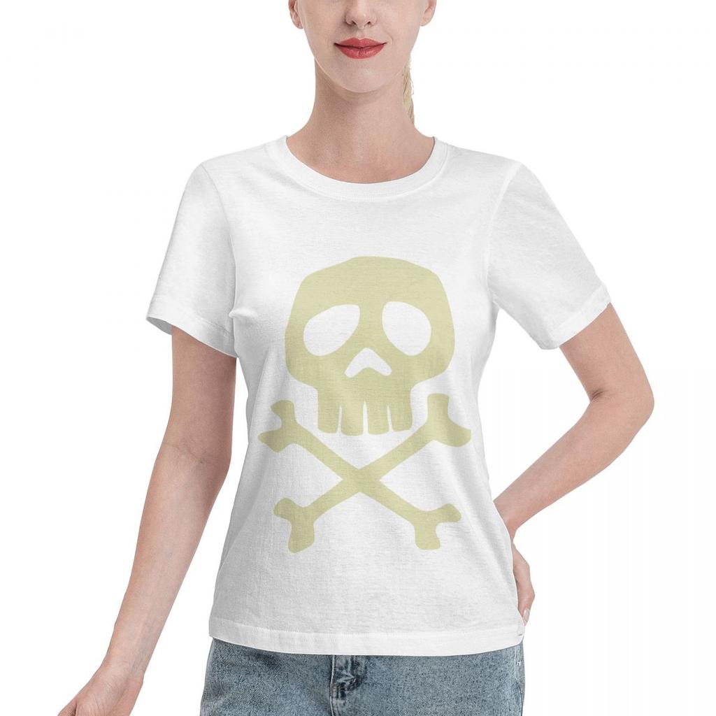 Bulk Wholesale Danzig Style Harlock Skull Crossbones Jolly Roger Unisexs Tshirt Night Out Comfy Daily Top